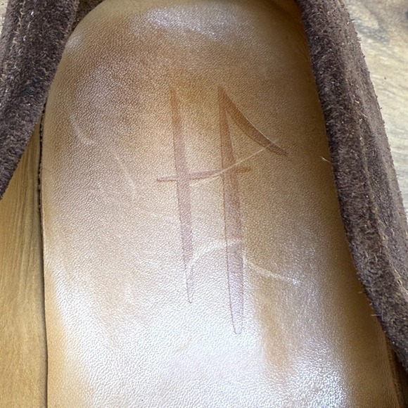 J Harvey Lug One Suede Loafers Mens 13 Brown Suede Light Weight Shoes - Picture 11 of 12